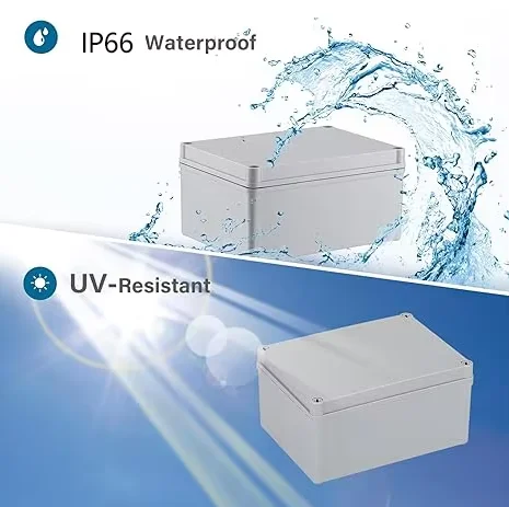 New Design IP67 Cast Aluminum Waterproof Case Outdoor Electronic Project Junction Box Sealed Terminal Enclosure for Electronics