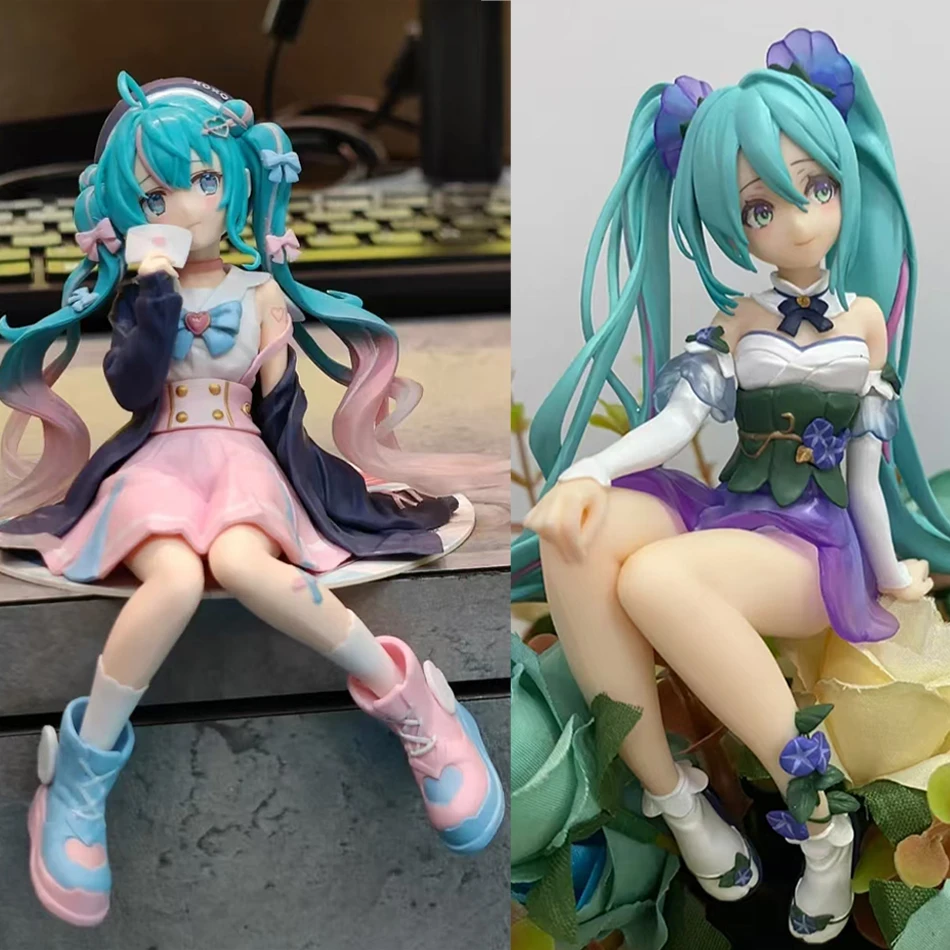 14cm Taito Hatsune Miku Action Figure, Conventional Fashion, Collectable Model, Collectable Decoration Toys, Birthday Gift