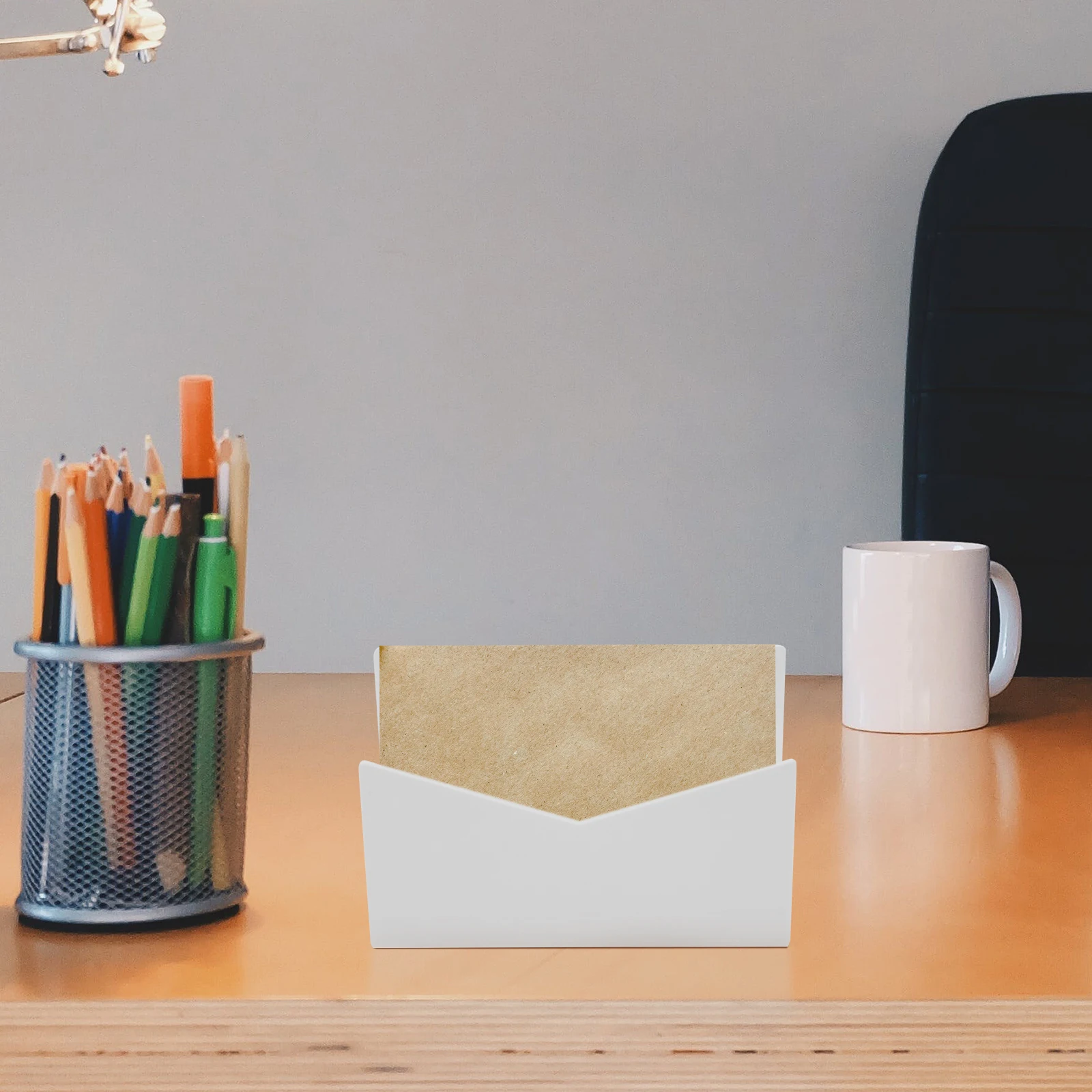 

Acrylic Mail Desktop Letter Envelope ganizer ganizer Envelope Rack Clear Design Office Use Storage Solution