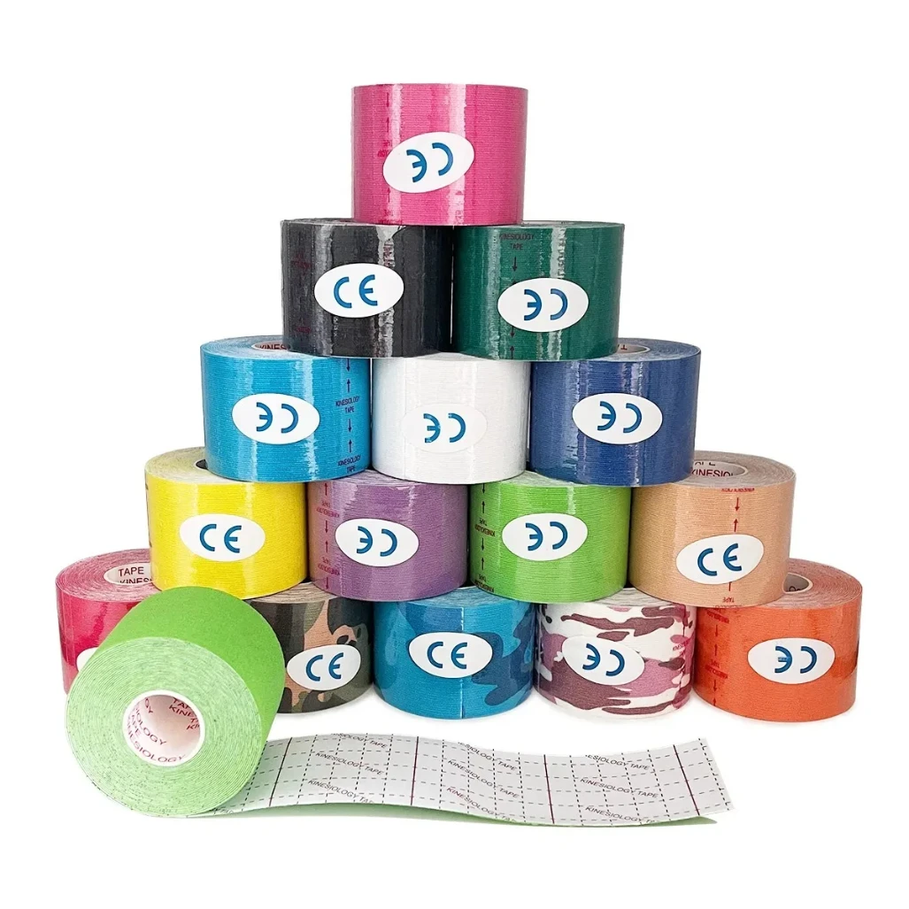 

1Pcs Sports Waterproof Kinesiology Tape Stickers Athletic Bandage Muscle Recovery Protector Strapping Pain Relief Tennis Gym