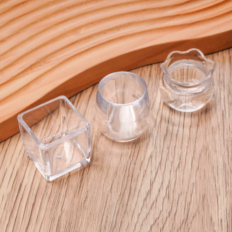 

5pcs Mini Plastic Pots for Succulents, Tiny Planters for Fairy Garden & Dollhouse Miniature Decor