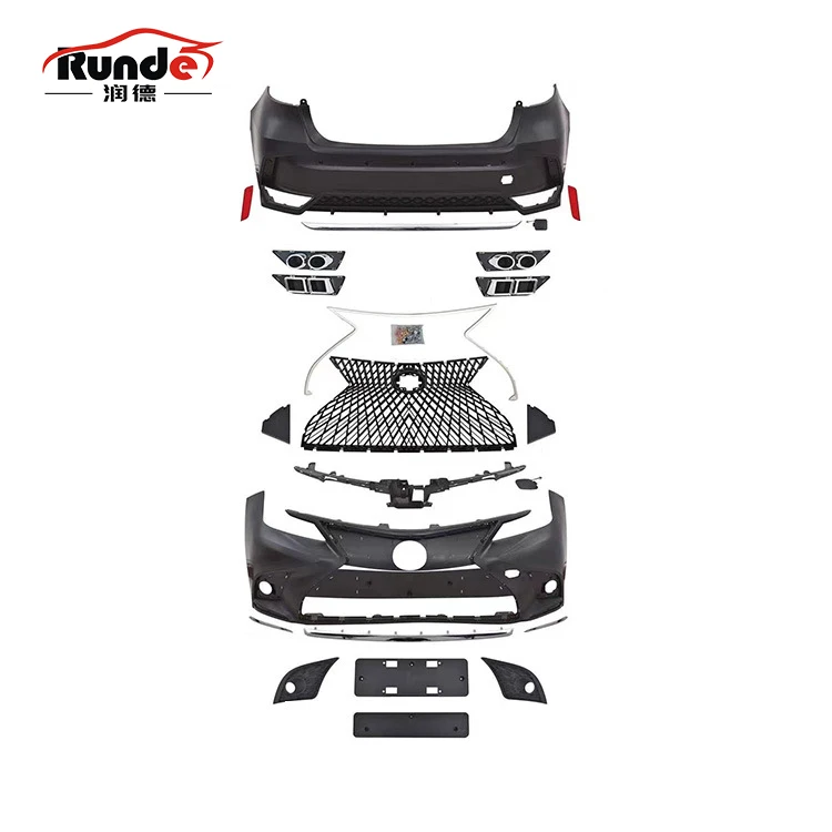 Runde Suitable for 19+ Toyota Corolla Modified Lexus Body Kit Front  Rear Bumper Sports Kit Grille Exhaust