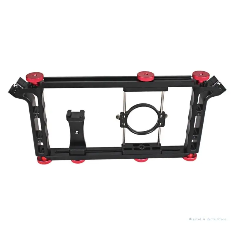 M17F Phone Rabbit Cage Expanding Frame with 1/4inch Mount Hole Attachment for Aspirings Filmmakers and Content Creators