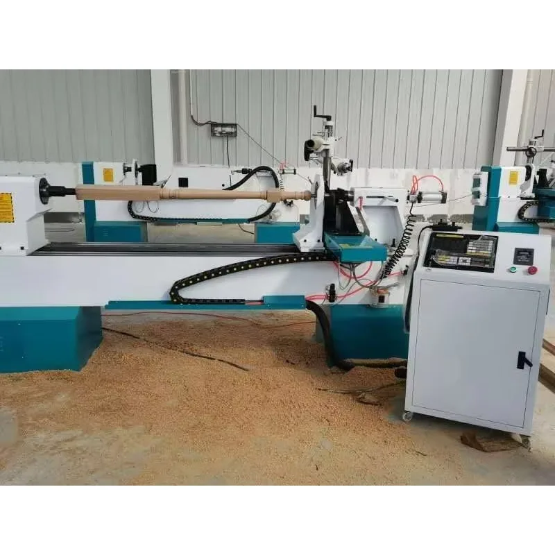 1530 Mini Wood CNC Turning Lathe Machine Multifunctional Automatic Woodworking Machinery for Construction Used New Conditions