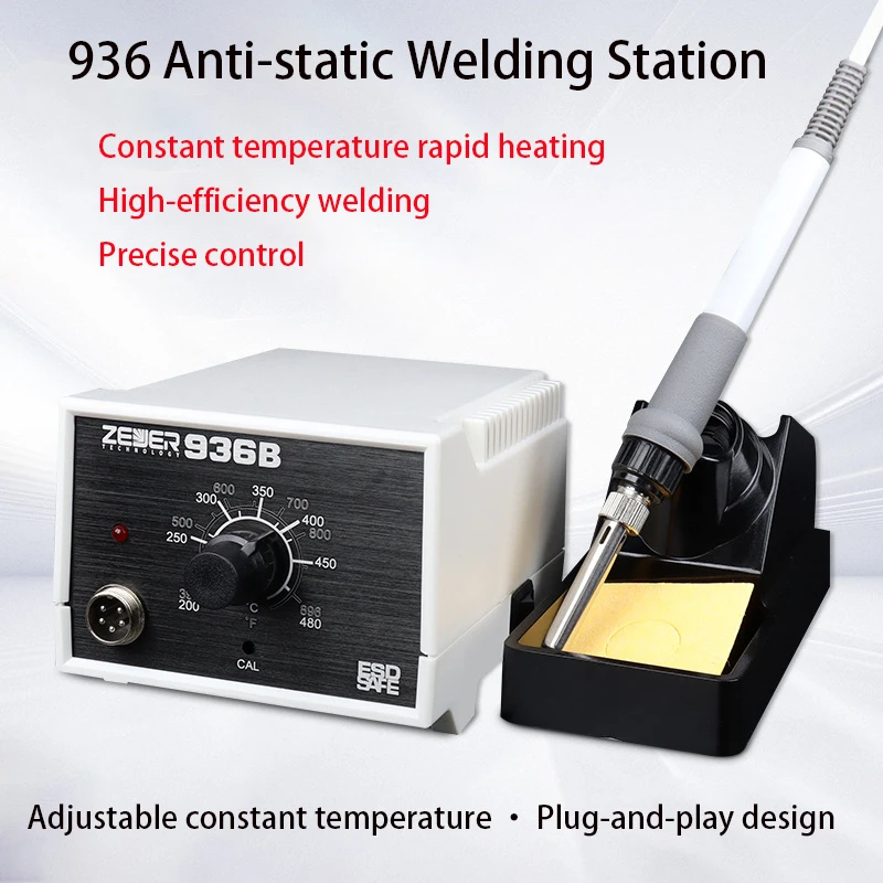 936 Digital Cell Phone Computer Repair Soldering 60W Knife Tip Rework Soldering Station