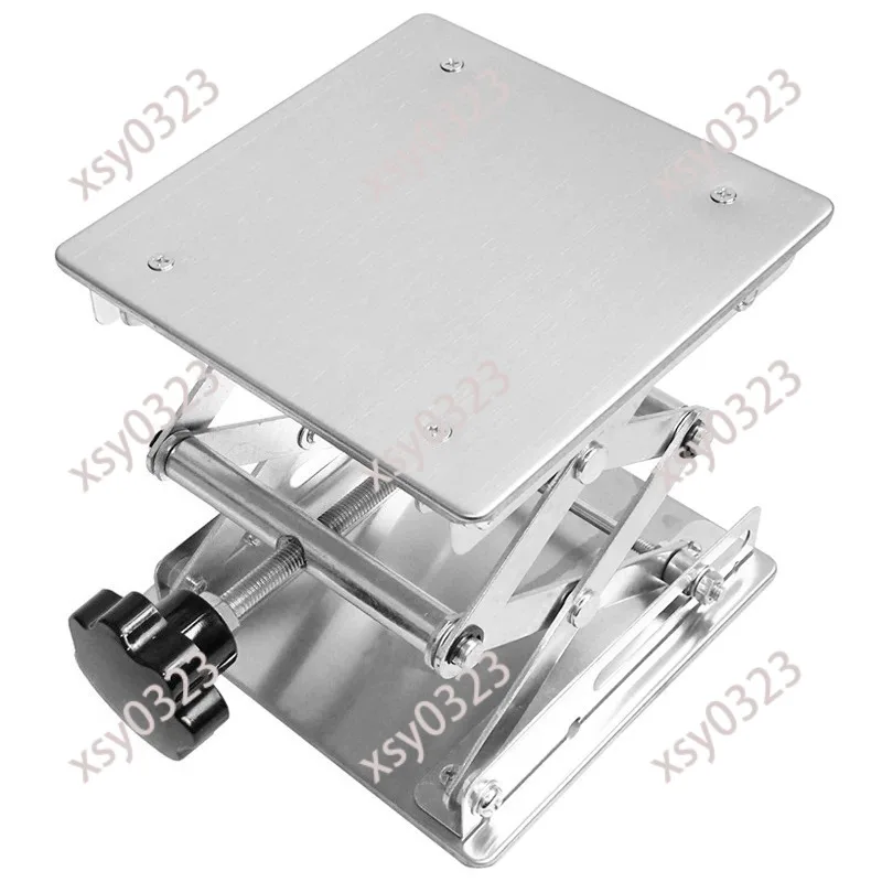 Stainless Steel Mini Lifting Platform 150150mm 200200mm Manual Small Height Adjustable Stand