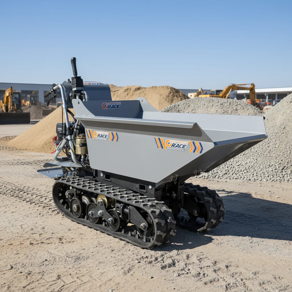

Customize RC Crawler Dump Truck 1000kg High Capacity Tracked Dumper