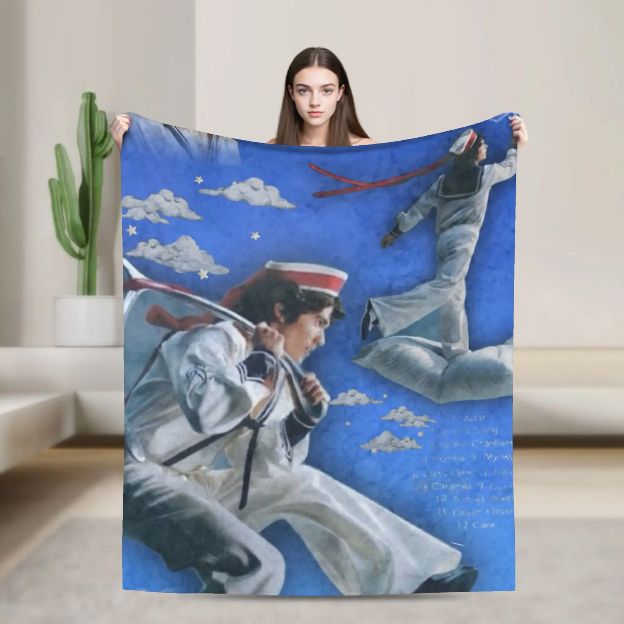 

Серые одеяла Conan Wishbone, американская певица, супермягкое плюшевое одеяло с принтом для спальни, пикника, фланелевое покрывало, покрывало на кровать