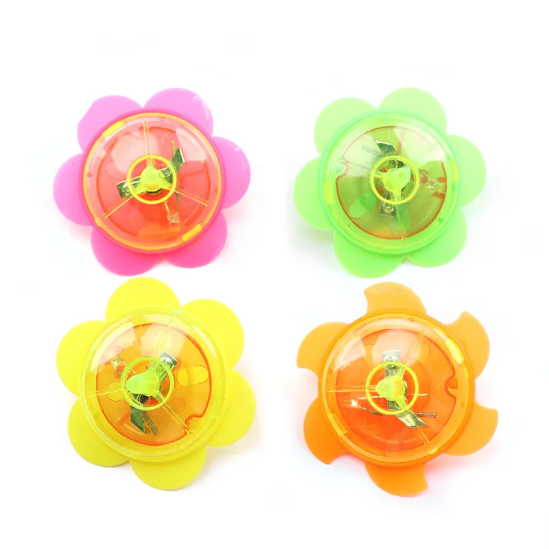 Mini toupie gyroscope Shoous clignotant pour enfants, rotation à la main, jouets gyroscopiques rotatifs pour enfants avec effet de lumière colorée cool