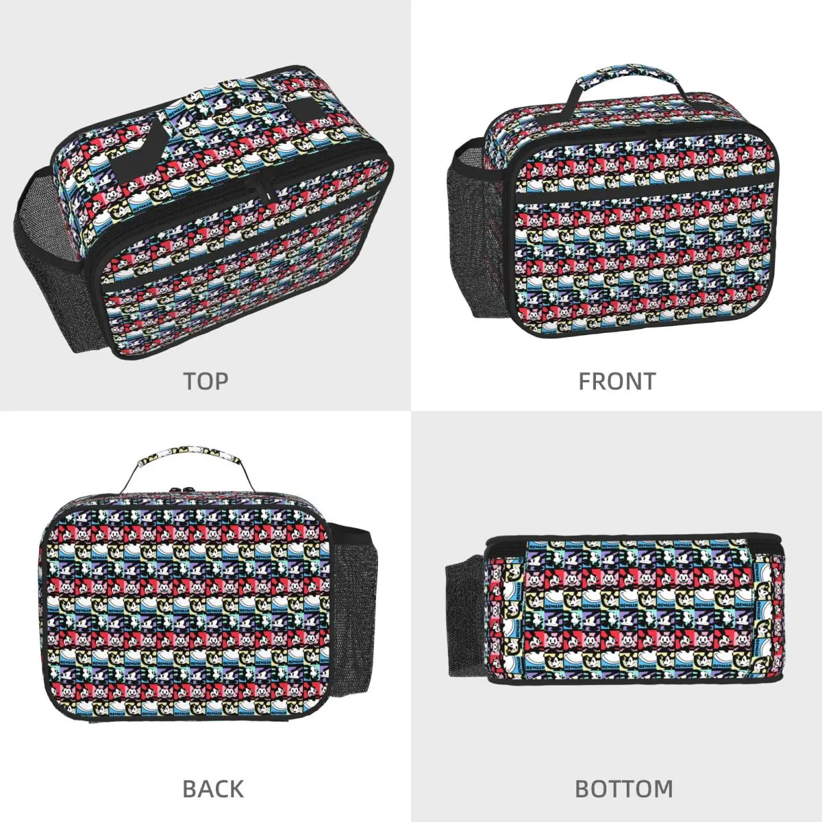 Mood Board Oswald Insulated Lunch Bag for Women Kids Portable Food Boxes Thermal Lunch Box Tote
