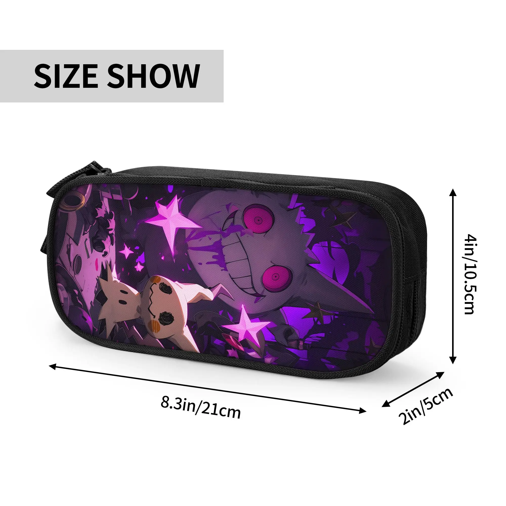 Custom Pokemon Halloween Gengar Large Capacity Bags for Child  Handheld Study Bag for Boys Gilrs Kids