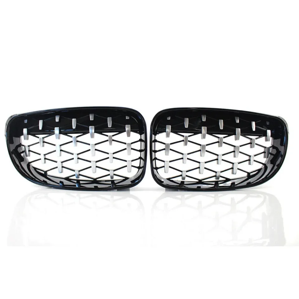 Für bmw e81 e87 e82 e88 128i 130i 135i Auto Front stoßstange Nieren gitter Renn gitter Gitter glänzend schwarz Doppel latten Grill 07-11 – Detail 10
