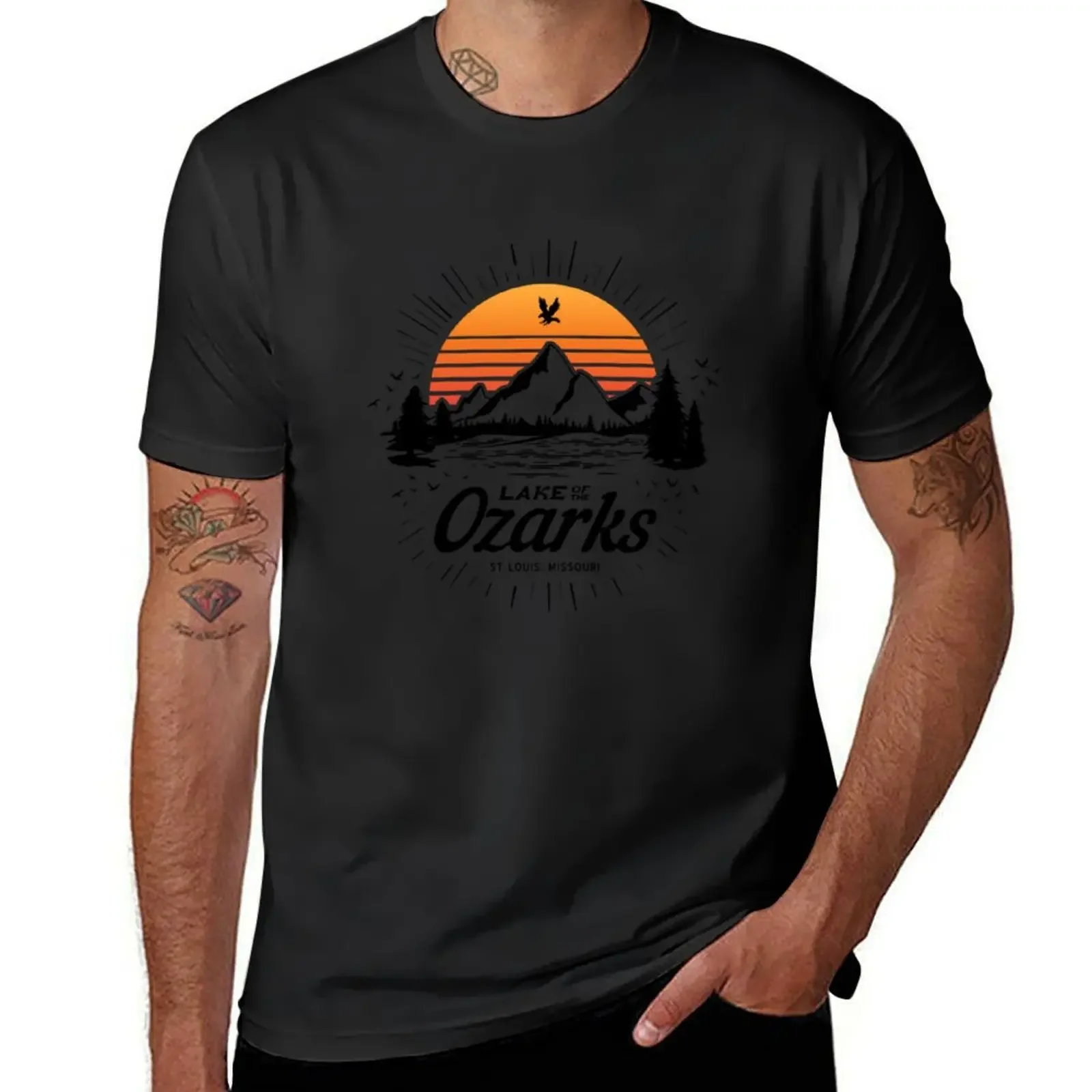 Ozark, Lake Of The Ozarks T-Shirt for a boy Personalized t-shirt designer shirts summer clothes Men's clothing