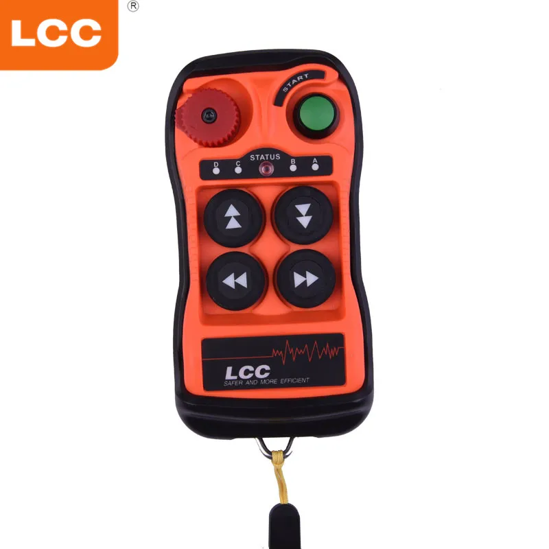 LCC Q404 Industrial Wireless Remote Control IP65 4 Channels with 2 Transmitters and 1 Receiver