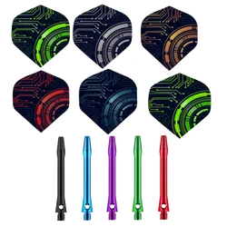 45mm 2ba Aluminum Dart Shaft PET Dart Flights Electronic Dartboard Darts Accessories Plastic Tip Darts Accessories Set