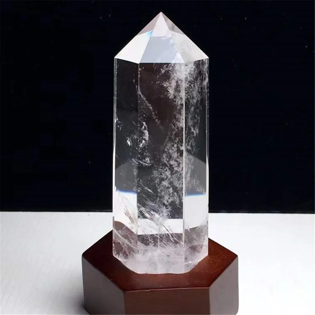 10-15cm 100% High Quality Real Natural Clear Quartz Crystal Pillar Tower Energy HEALING Stones Feng Shui Decorative Accessories
