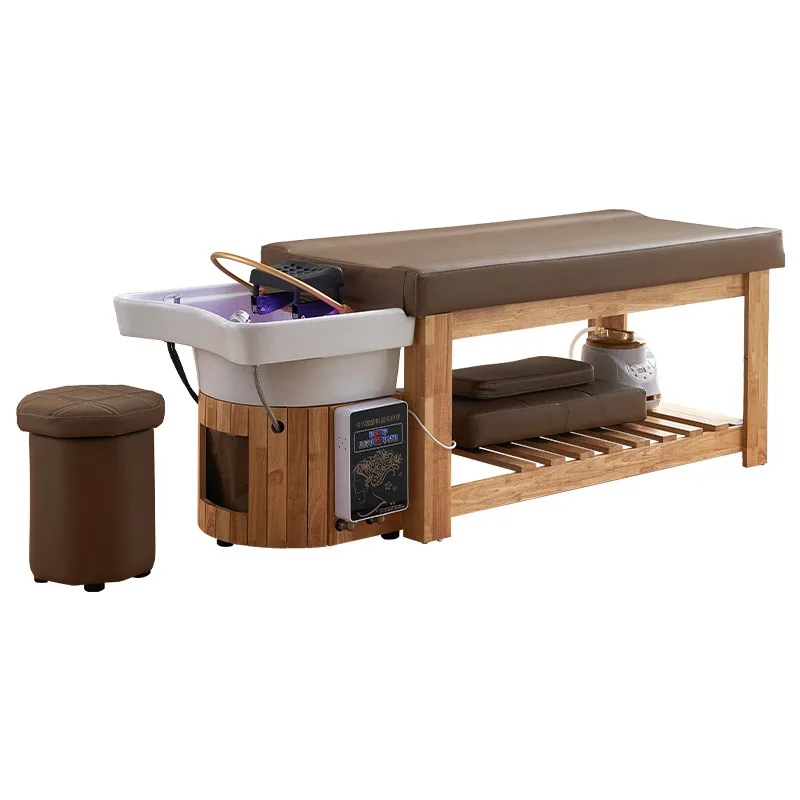 

Thai style shampoo and massage bed