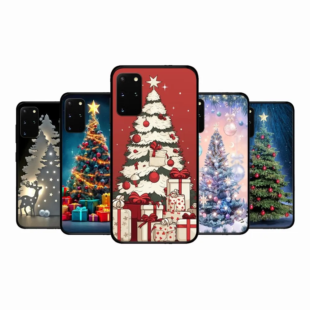 

Merry Christmas Deer Tree Lights Phone Case For Samsung S 9 10 20 21 22 23 30 23 24 Plus Lite Ultra FE S10lite Fundas