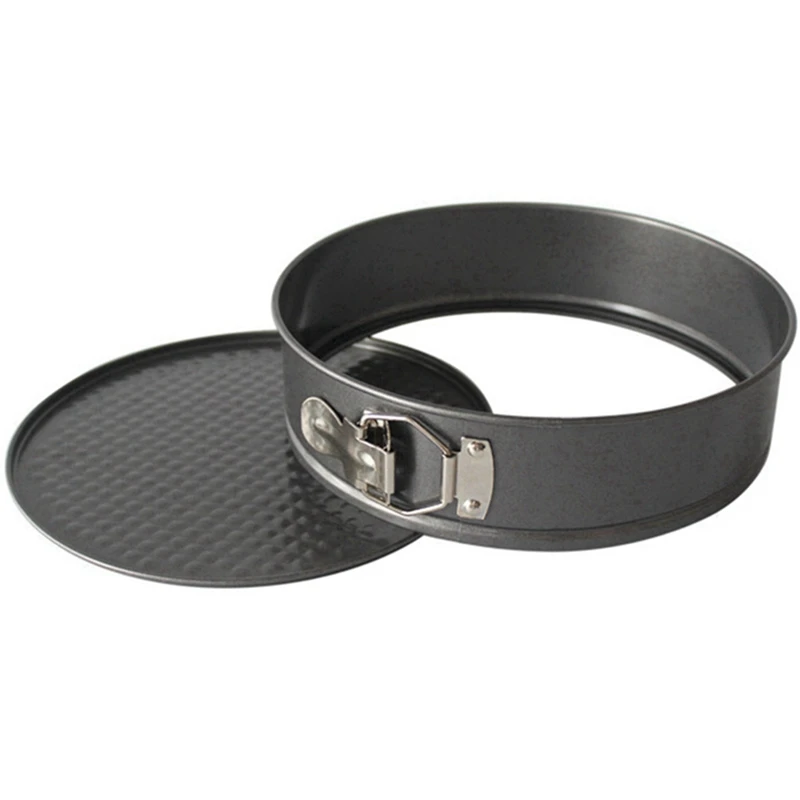 

Round Leakproof Baking Cake Pan with Round Cake Tin Baking Mold with Removable Bottom (9 Inches)-A42I