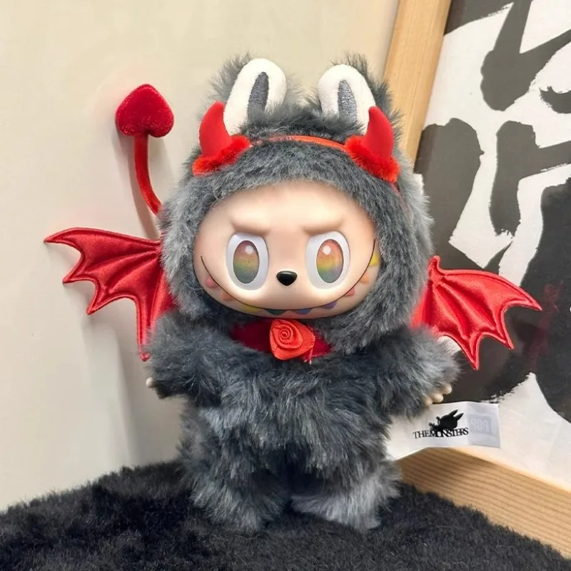 

Labubu Accessories Clothes Suitable for V1V2V3 Labubu Pendants Red Wing Headband Set Fashion Gift Labubu Clothes