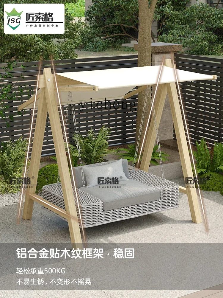 b11- courtyard outdoor swing hammock large swing garden bed and breakfast hanging chair balcony cradle