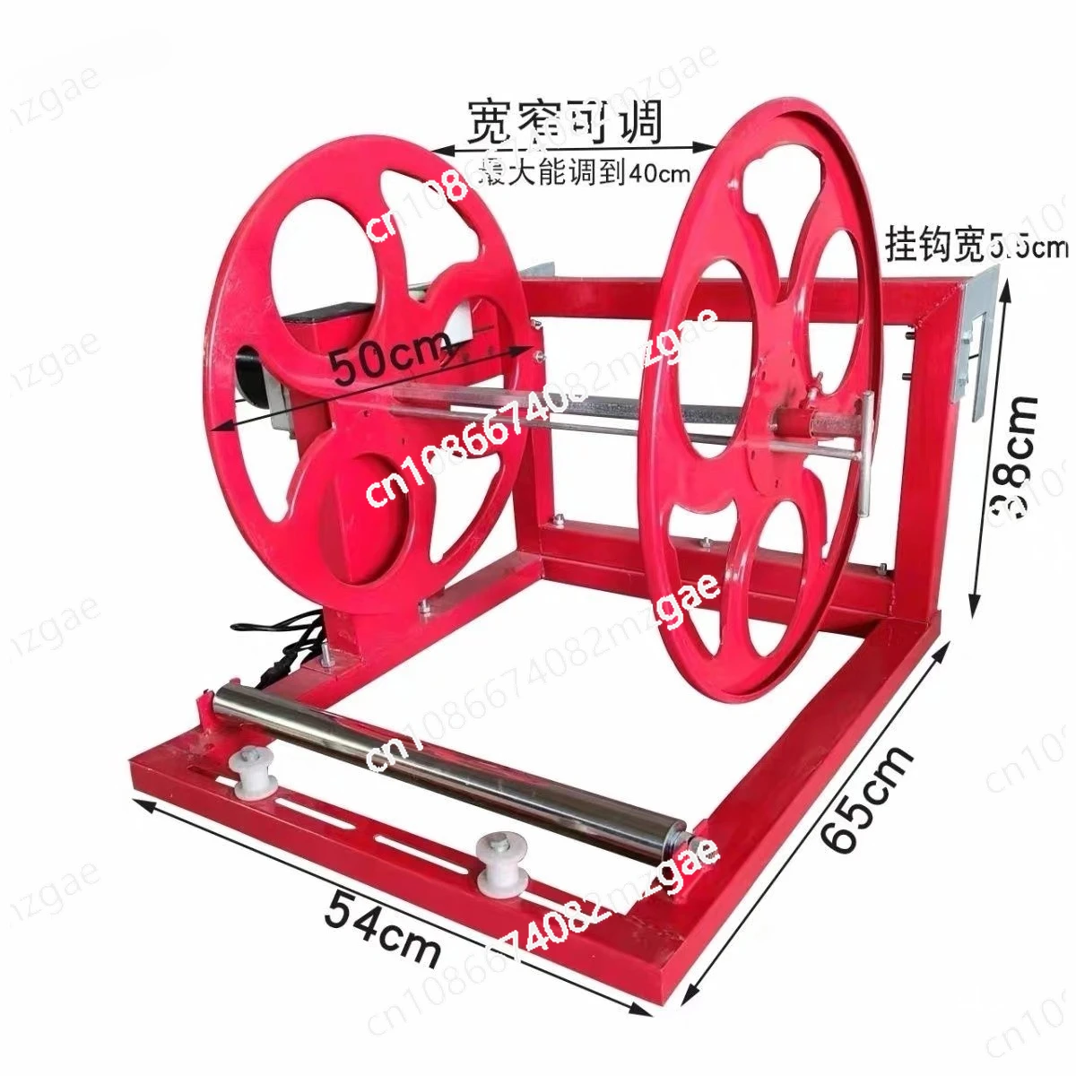 48V-60V Portable automatic high-power electric drip irrigation with micro-spray tape Household pipe reeling machine Agricultural