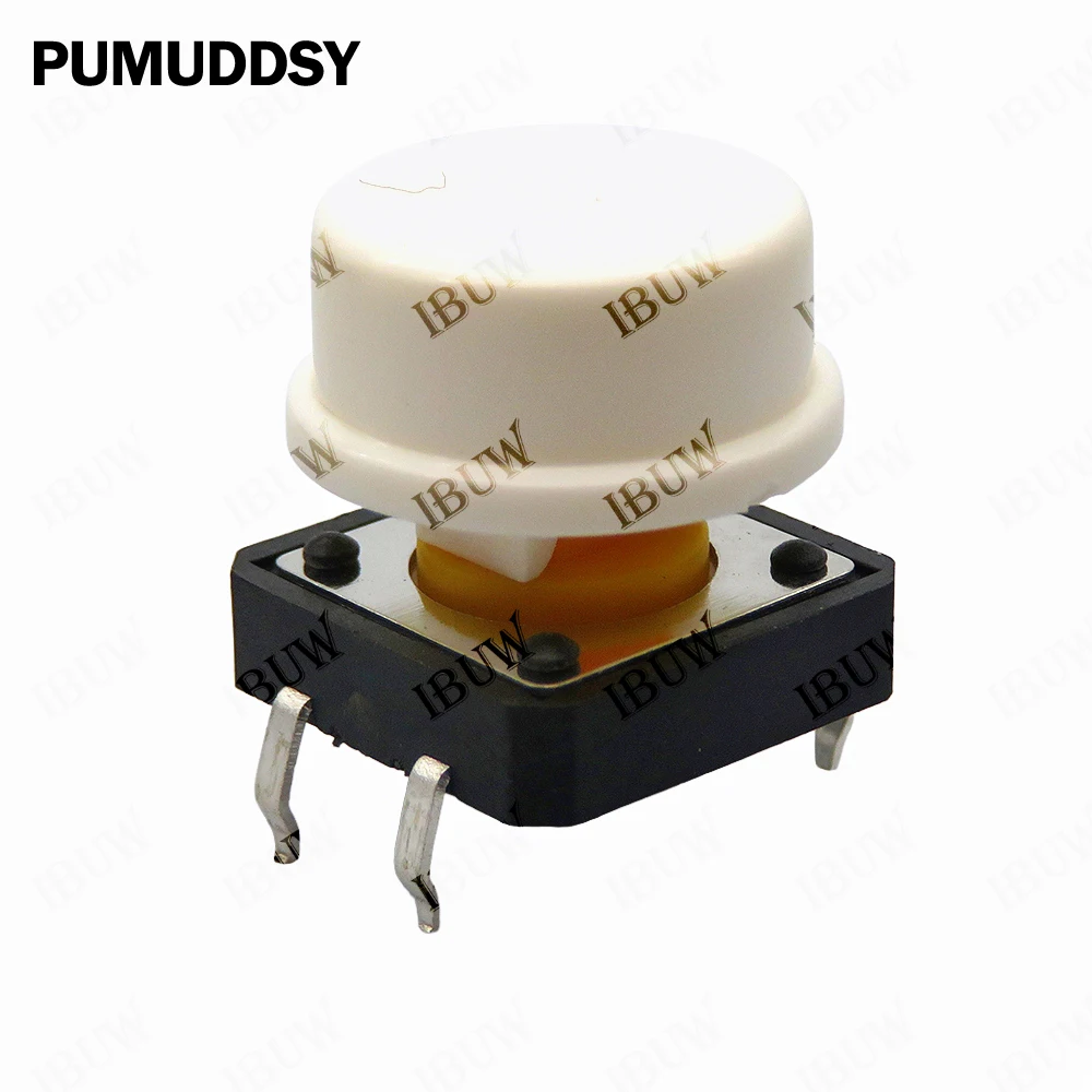 24PCS Switch Momentary Tactile Push Button 12*12*7.3MM Micro switch button + 12PCS Tact Cap(6 colors) for Arduino Switch - view 4