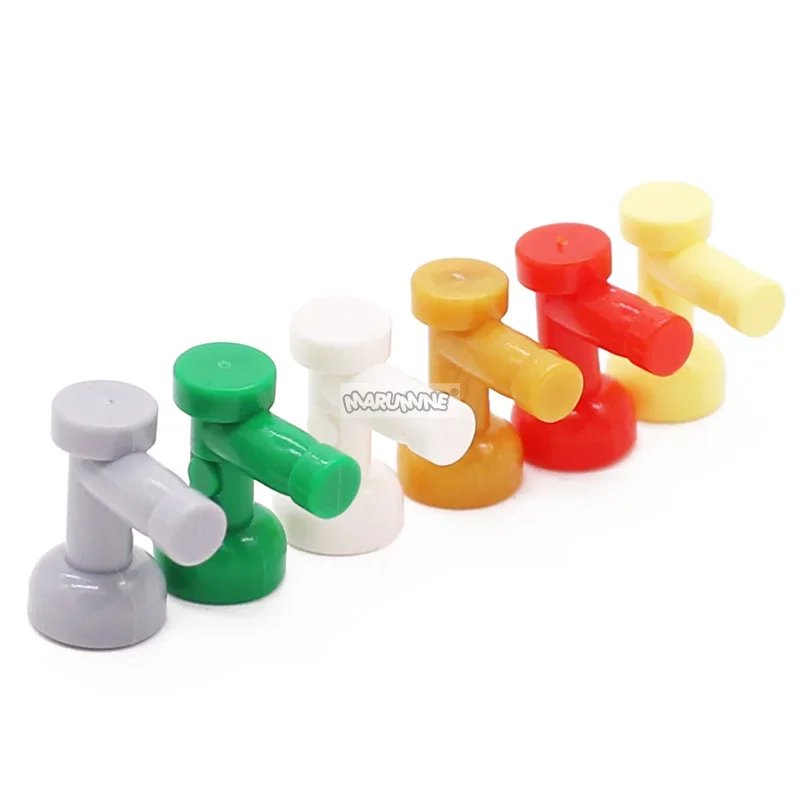 Marumine Building Blocks Parts Tap 1x1 Without Hole In Nozzle End Connecting Faucet 100PCS Compatible 4599 City Friend Brick