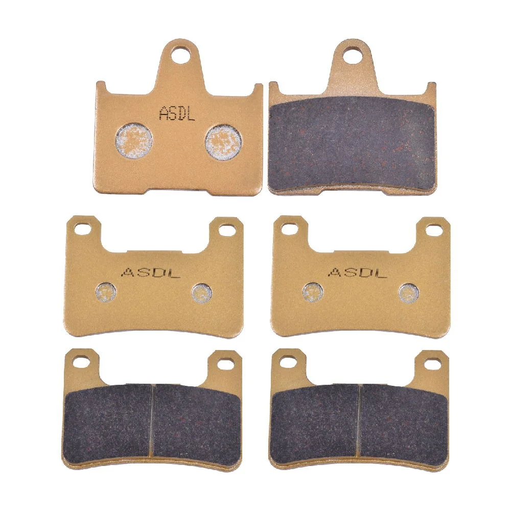 

600cc Motorcycle Front and Rear Brake Pads Disc Set for SUZUKI GSX-R600 GSX-R GSXR 600 GSXR600 K4 K5 2004-2005