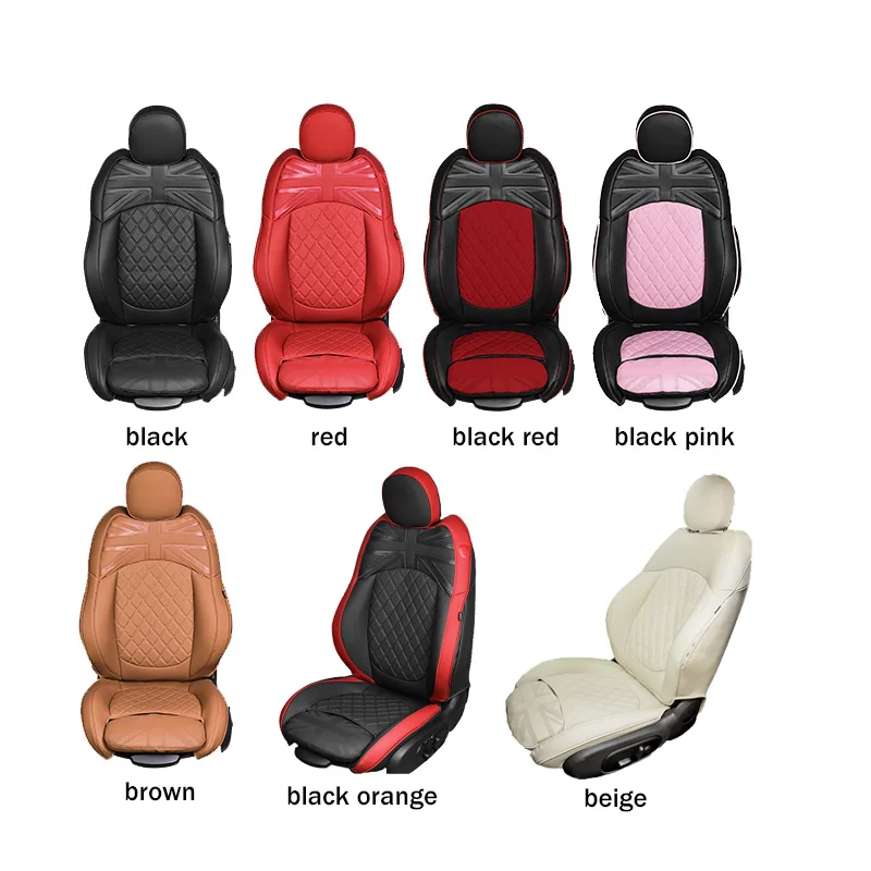 Car Seat Covers Protector Cushion Pad For Mini Cooper R56 3 DOOR R55 CLUBMAN R57 CABRIO 2015 2014 2013 2012 2011 2010 2009 2008