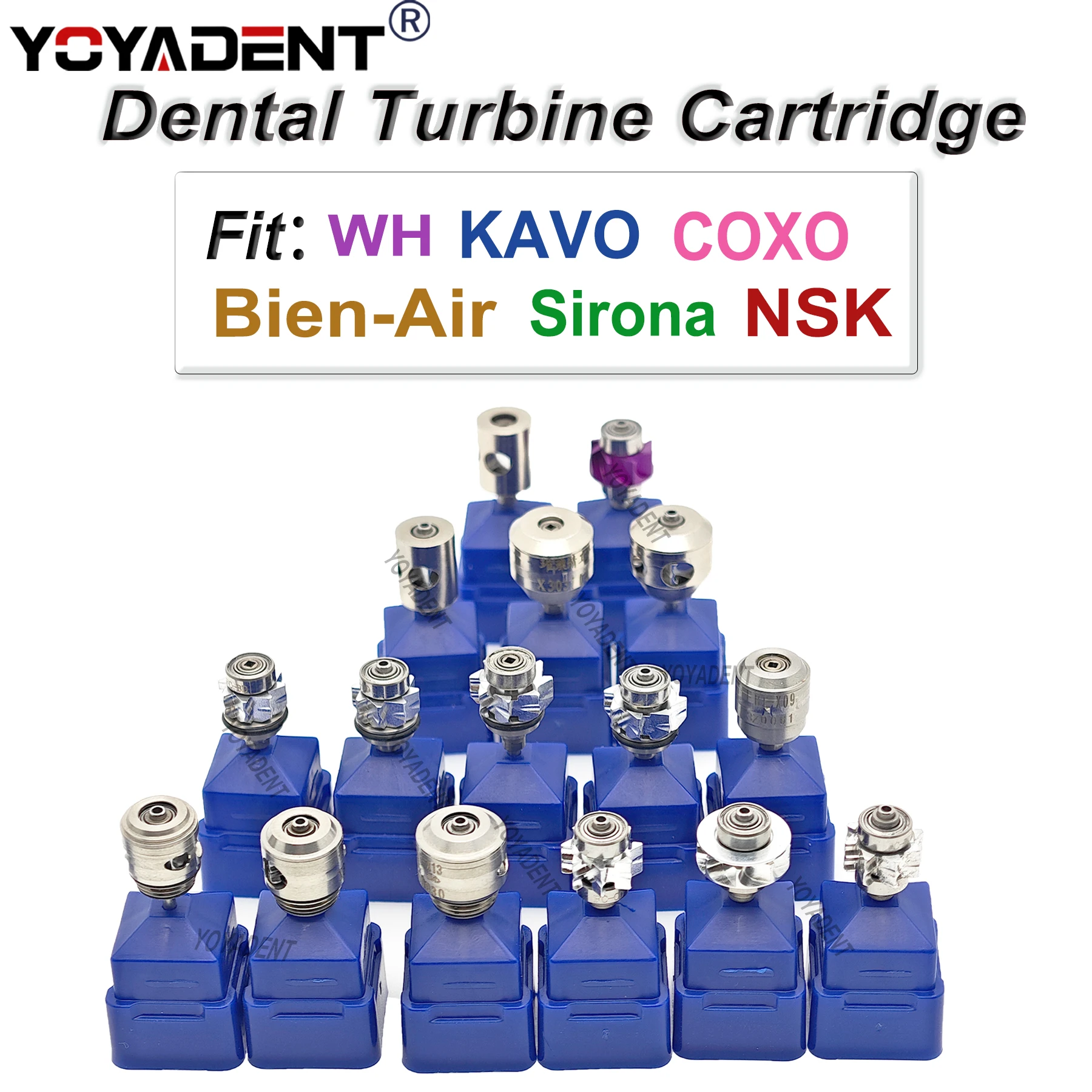 

YOYADENT Fit NSK KAVO COXO SIRONA Dental Turbine Cartridge Air Rotor For High Speed Handpiece Dentistry Handpiece Products