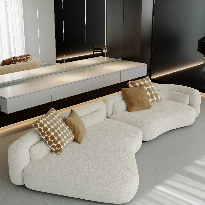Sofa designer light luxury high-end office beauty salon hotel lobby lounge area reception