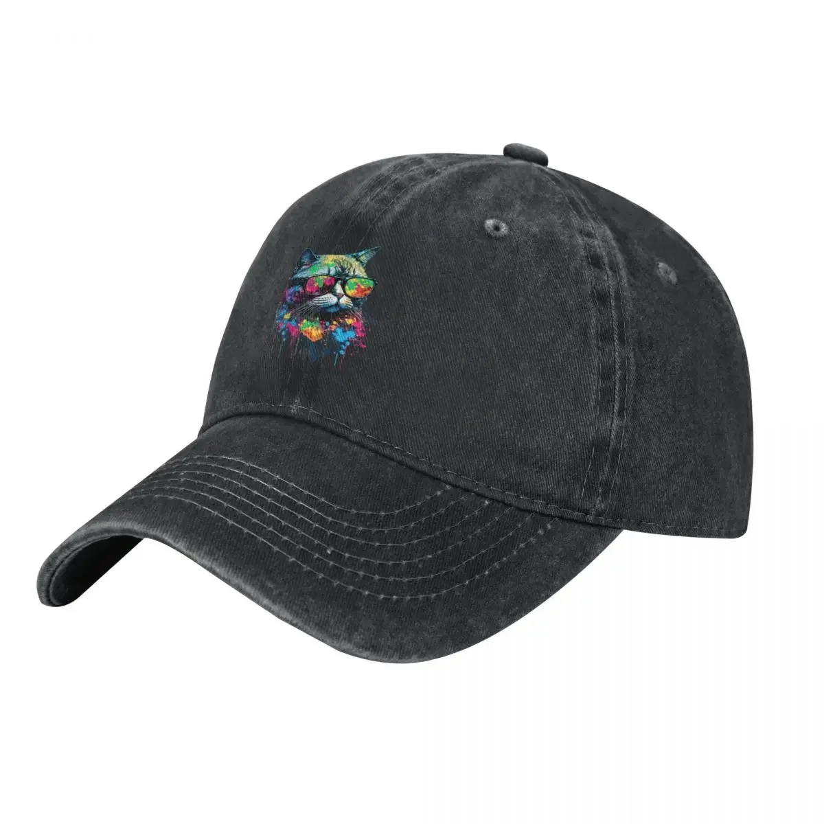 Cat Wearing Sunglasses Baseball Cap Cosplay hats for men Hat Baseball Cap luxury woman cap Hats For Women Men's