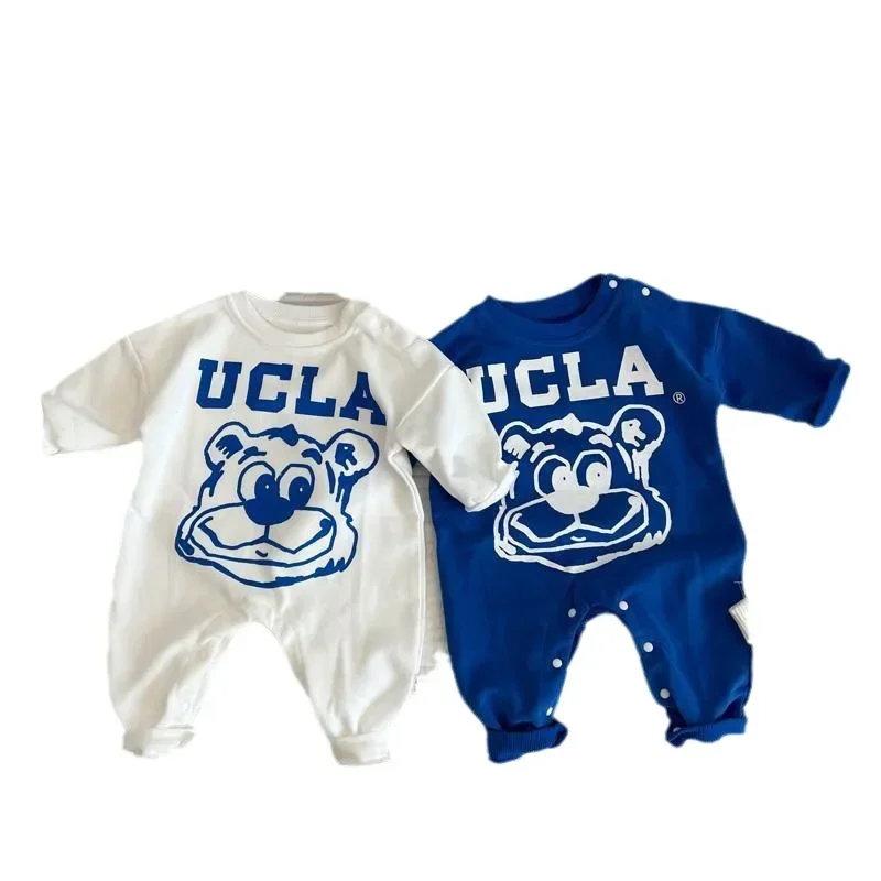 Newborn Romper Baby Boy Cute Tiger Jumpsuit Newborn Long Sleeve Romper Toddler Girl Clothes for 0-12M