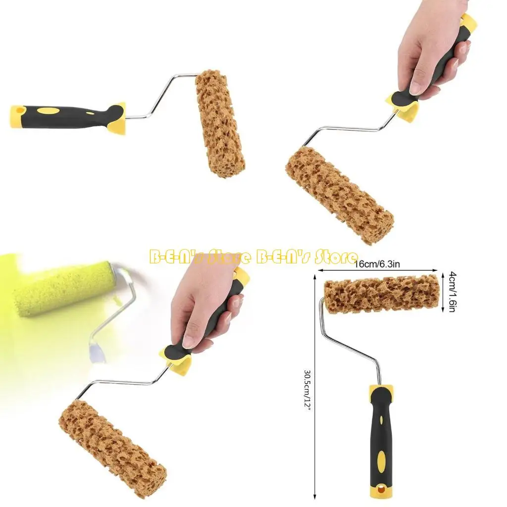 y1ad-texture-sponge-roller-brush-6-inches-durable-imitation-seaweed-sponge-roller-for-home-wall-art-paint-coloring-diy-tool