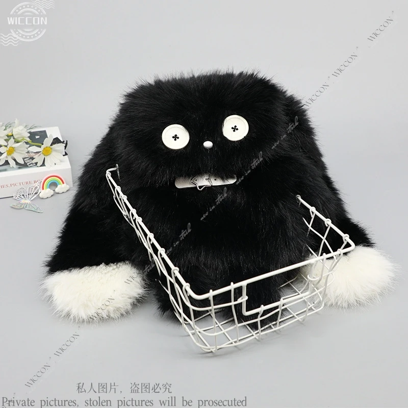 Peluş Tavşan Çanta Kız Comic-con Sırt Çantası Y2k Arctic Tavşan Ağrı Çantası Iki Yuan Crossbody Çanta Tavşan Sırt Çantası Beyaz Siyah Çanta