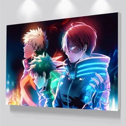 My Hero Academia Deku Poster Anime BNHA Midoriya Izuku Canvas Painting Comics Wall Art Print Picture for Bedroom Home Decor