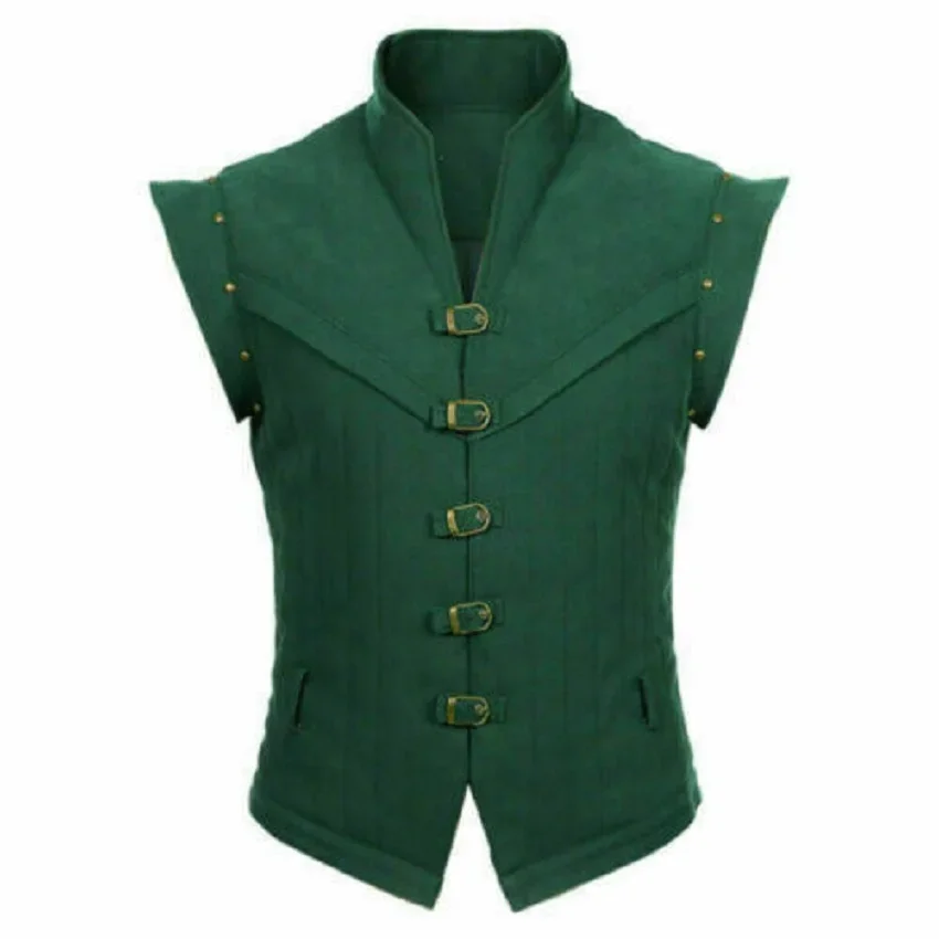 

Anime Hot Selling Cosplay Rapunzel-Flynn Knight Green Small Vest Suit Vest Shirt Carnival Halloween Custom Charm