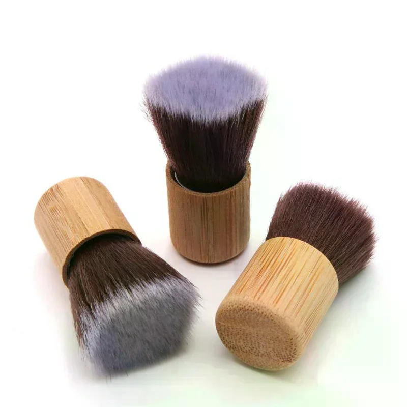 Bamboo Nail Brushes Nail Art Pedicure Soft Remove Dust Cleaning File Tools Set For Manicure Nails Accessories And Tools 1Pcs