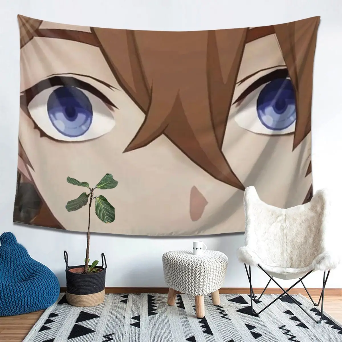 

Childe Genshin Impact Genshin Impact Cursed Childe гобелен украшение художественные эстетические гобелены домашняя ткань настенная подвеска