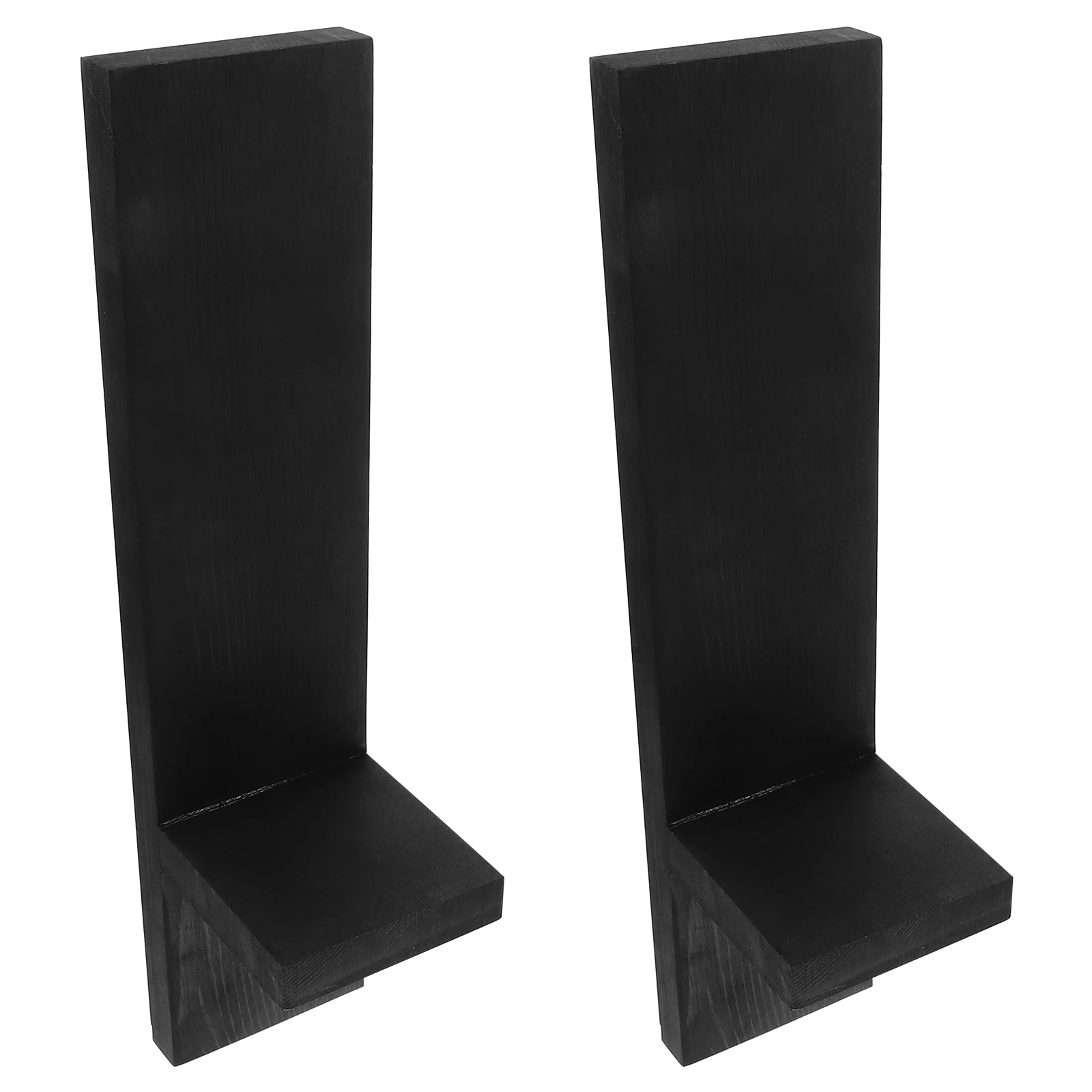 2 pezzi supporto da parete rustico nero applique da fattoria in legno regolabile decorazioni per la casa tealight votivo matrimonio