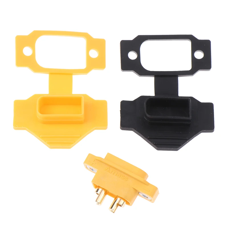 4PCS NEW XT60E-F XT60E-M Model Airplane Battery Gold-Plated 30A High Current Fixed Seat Safe Female Plug Connector