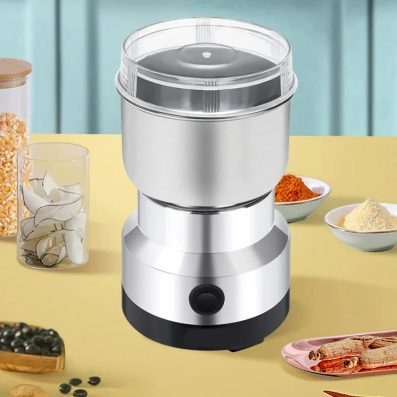

Multipurpose Coffee Bean Grinding Tool Stainless Steel Milling Machine Seeds Spices Herbs Nuts Coffee Grinder