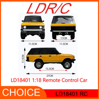 LDRC 1/18 Scale LD18401 RC Off-Road Climbing Car - Simulation Range Rover Model, 4WD, Kids Toy Car