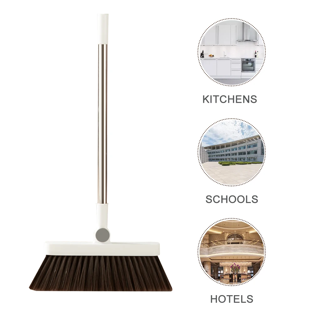 Detachable Dustpan Practical Broom Home Pet Hair Grabber Sweeping Cleaning Tools