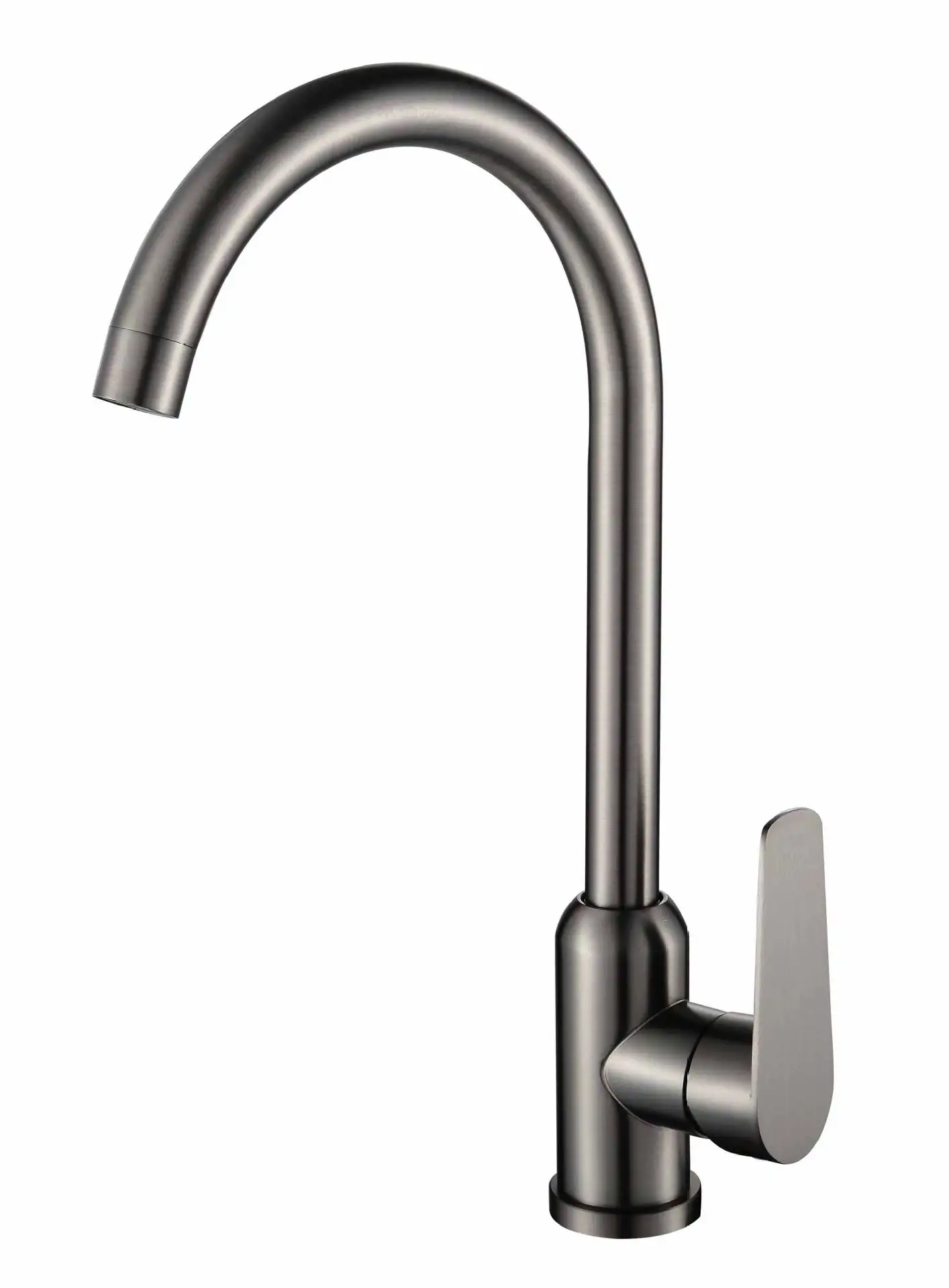 

for stainless steel gunmetal kitchen faucet mixer tap with swivel spout cold and hot water laundry sink wash basin home use