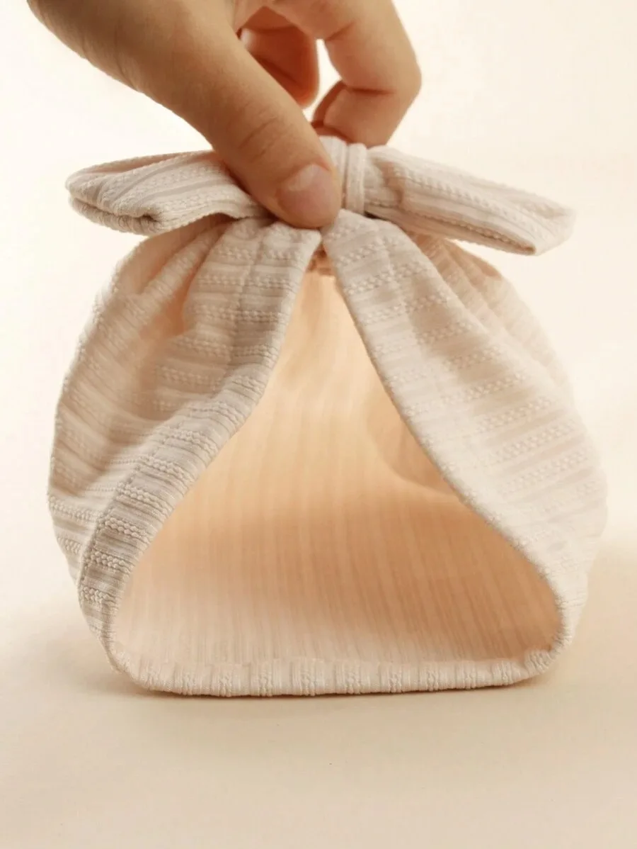 3pcs/set Baby Strips Bow Bonnet Solid Color Breathable Soft Turban For Infant Girls Large Bow Beanie For Photograph Headdress