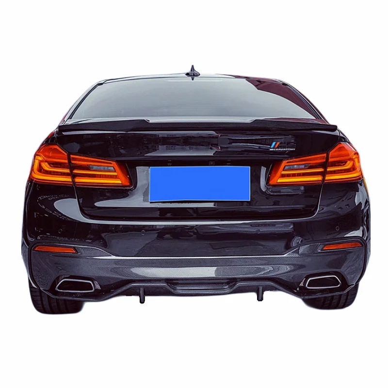 High quality carbon fiber MP style rear diffuser for 18-22  B 5 series G30 G38 525Li body kit front lip side skirt rear spoiler