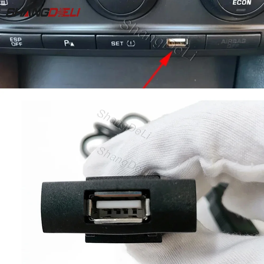 1PC Car Usb Cable C… - image