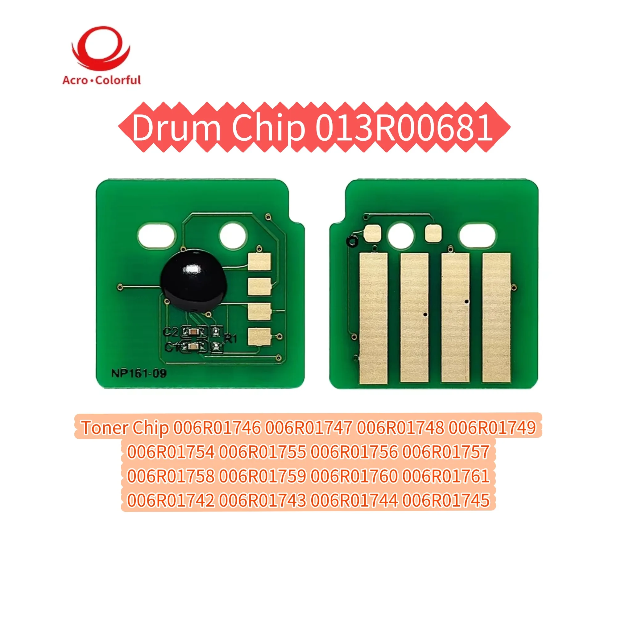 1 Juego de Chips de Tóner Compatibles con C8130 para Impresora Xerox AltaLink 8135 8145, Chip de Cartucho 8155, Chip de Reinicio de Tambor para Copiadora 8170, 013R00681